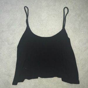 Black crop top